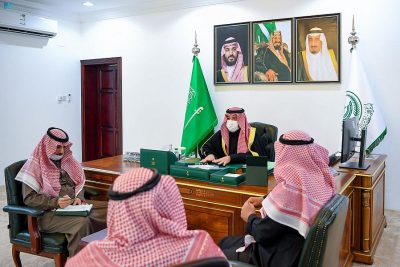 سمو أمير الحدود الشمالية يستقبل محافظ طريف ورئيس مركز الجراني