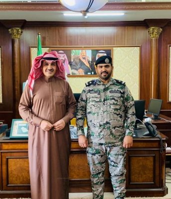 الصقر يستقبل مدير شعبة سجن طريف المعين