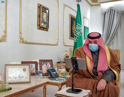 سمو أمير الحدود الشمالية يستقبل رئيس مجلس هيئة الصحفيين السعوديين