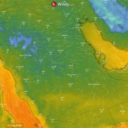 “سحب الـ 250 كلم” تعلو هذه المنطقة.. “خريطة الهطولات” يرسمها “المسند”