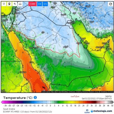 خبير طقس يطالب العائلات بإلغاء التنزه البري “الكشتات” يومَي الجمعة والسبت لشدة البرد القارس