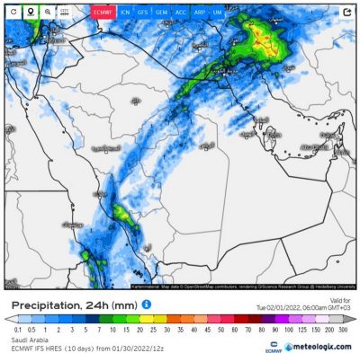 “المسند”: رياح نشطة مثيرة للغبار وسحب قد تكون ممطرة بمناطق عدة