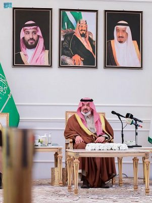سمو أمير الحدود الشمالية يتفقد محافظة العويقيلة