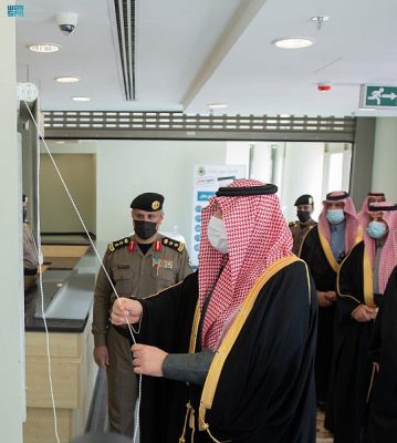 سمو أمير الحدود الشمالية يفتتح مبنى إدارة المرور بمحافظة رفحاء
