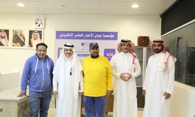 بالفيديو والصور .. المذيع الشهير سلامة الزيد والإعلامي نايف الفندي يزوران قاعة الدكتور ياسر المدوح