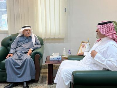 مدير الموارد البشرية بمنطقة الحدود الشمالية يستقبل رئيس مجلس الجمعيات بالمملكة