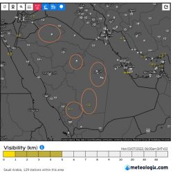 “طقس العرب”: أحوال جوية خماسينية على شرق ووسط المملكة.. اليوم الاثنين