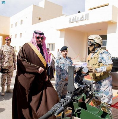 سمو الأمير فيصل بن خالد يتفقد قطاع حرس الحدود بمحافظة طريف
