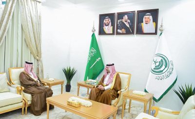 سمو أمير الحدود الشمالية يستقبل رئيس فرع النيابة العامة بالمنطقة بمناسبة تعيينه