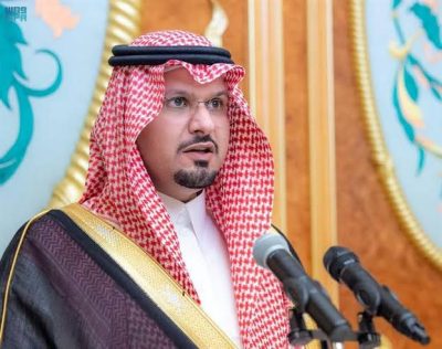 سمو نائب أمير الحدود الشمالية يشيد بالمضامين السامية لخطاب خادم الحرمين الشريفين في مجلس الشورى