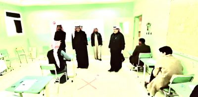 بالصور .. محافظ طريف ومدير مكتب التعليم يتفقدان سير الاختبارات بمدارس طريف