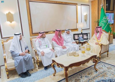 سمو نائب أمير الحدود الشمالية يستقبل مدير عام الإدارة العامة للمتنزهات الوطنية