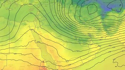المملكة: أجواءٌ مُعتدلة نهاراً في أغلب المناطق وباردة ليلاً واحتمالية هطول زخات من المطر على المُرتفعات