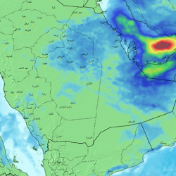 استمرار فرص الأمطار في بعض مناطق المملكة يوم الخميس
