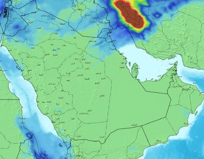 “الحصيني” يرسم خريطة هطولات الـ 24 ساعة المقبلة