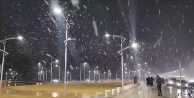 بالفيديو .. طريف .. الأبرد في شتاء الـ 30 عاماً الماضية بأجواء سيبيرية