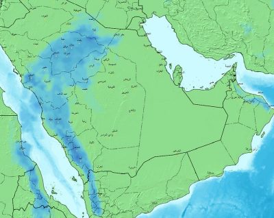 هطولات وحبات بَرَد تُسْبَق برياح.. “الحصيني”: “المطرية” مستمرة وهذه مناطقها