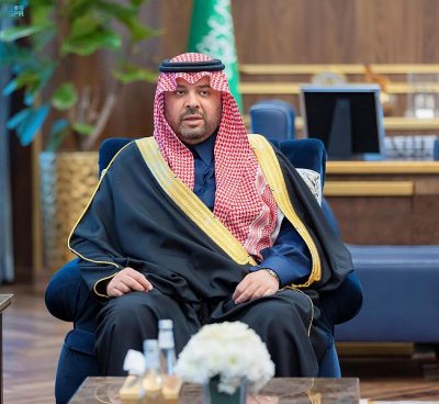 سمو أمير الحدود الشمالية يستقبل رئيس لجنة إصلاح ذات البين بالمنطقة