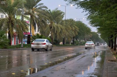 منها الشمالية .. 4 مناطق والحالة المطرية تمتدّ للأحد يصحبها تساقط للبرد