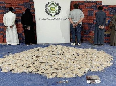 مخبأة في “البطاطا”.. ضبط أكثر من 3.6 ملايين قرص إمفيتامين