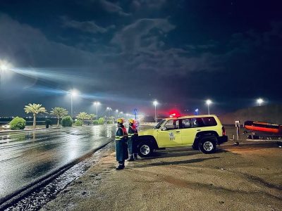 الدفاع المدني يدعو لأخذ الحيطة من هطول أمطار رعدية على معظم مناطق السعودية