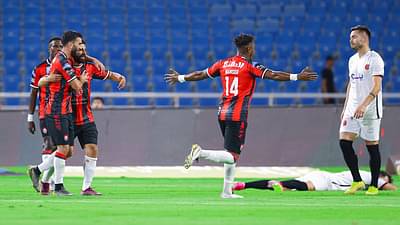 دوري روشن السعودي للمحترفين : الرائد يتجاوز الرياض بثلاثية