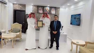 محافظ طريف يستقبل مدير عام التدريب التقني والمهني بمنطقة الحدود الشمالية و عميد الكلية التقنية بطريف