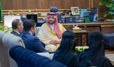 أمير الحدود الشمالية يتسلم تقريراً عن المتدربين والتخصصات الجديدة في إدارة التدريب التقني بالمنطقة