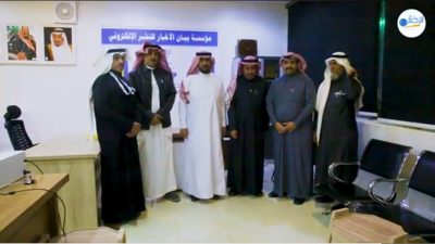 بالفيديو .. مدير فرع وزارة الرياضة بالحدود الشمالية يزور مؤسسة بيان الأخبار
