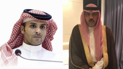 الأستاذ رائد صادق المحمد يقدم التهنئة للأستاذ نايف الدغماني بمناسبة تعيينه أمينا عاماً للغرفة التجارية بالشمالية