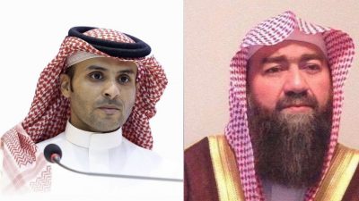 الدكتور عماد صادق المحمد يقدم التهنئة للأستاذ نايف الدغماني بمناسبة تعيينه أمينا عاماً للغرفة التجارية بالشمالية