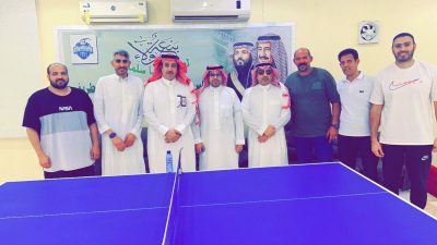 بالصور .. مدير فرع وزارة الرياضة بالشمالية يزور نادي الوعد الرياضي بطريف