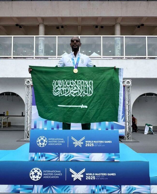 أحمد فايز الدوسري يفوز بالمركز الأول في دورة الألعاب العالمية للأساتذة «2025» بتايوان