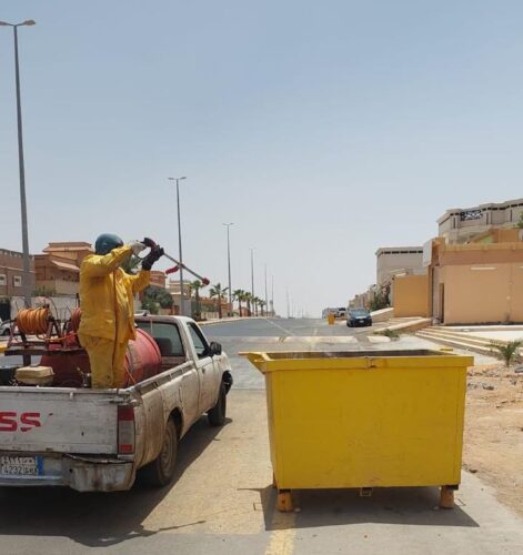 بالصور.. “بلدية طريف” تواصل جولاتها الرقابية خلال إجازة عيد الأضحى