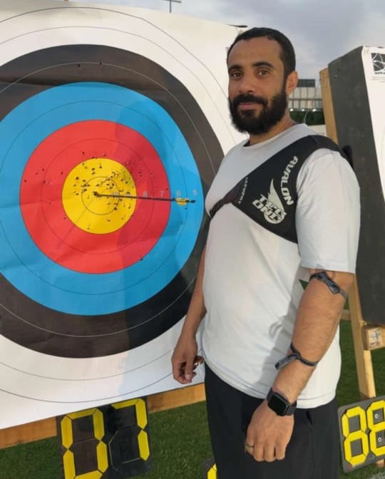بالصور.. أبطال نادي الوعد الرياضي بطريف يشاركون في بطولة السهام بالقصيم