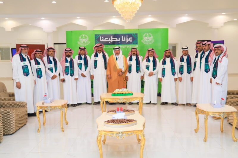 منسوبو محافظة طريف يحتفلون باليوم الوطني 95 بحضور القائم بالأعمال