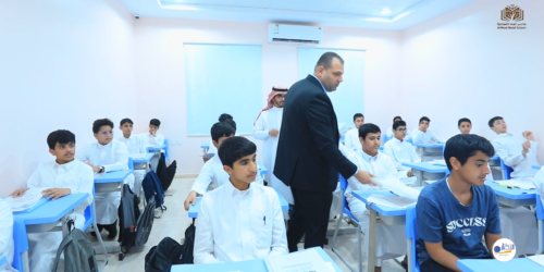 بالفيديو والصور .. مدارس الوعد بطريف تقيم حصة نموذجية لمادة الرياضيات للصف الثالث الابتدائي