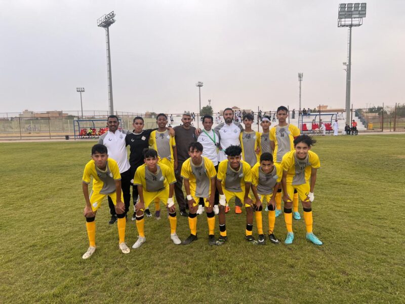 بالصور .. نادي الوعد يتوّج ببطولة دوري منطقة الحدود الشمالية تحت 15 بعد فوزه على النجوم 