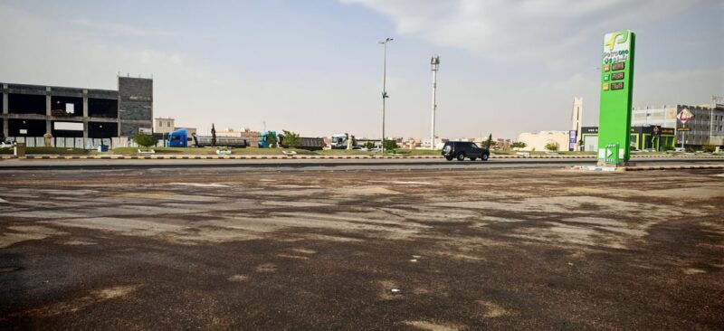 بالصور .. أمطار متوسطة على محافظة طريف