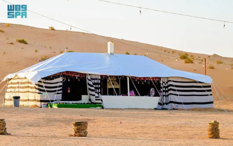 بيوت الشعر في شتاء الشمالية.. ذاكرة البادية ودفء التراث