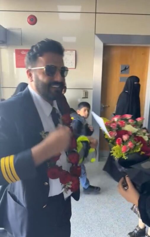 بالفيديو والصور .. ابن طريف يقود أولى الرحلات المباشرة بين الدمام و طريف