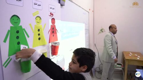 بالفيديو والصور .. مدارس الوعد النموذجية تنفذ حصة نموذجية في التربية البدنية للصف الأول المتوسط