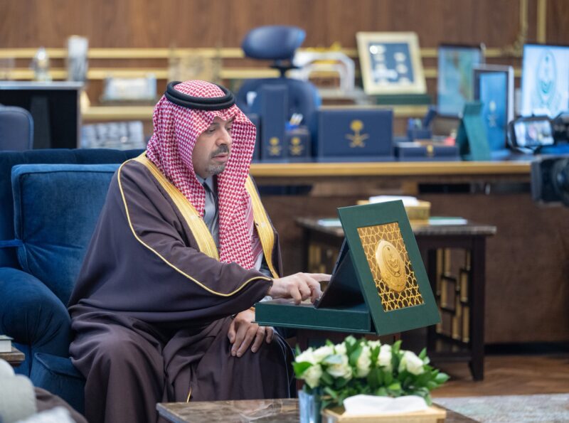 أمير منطقة الحدود الشمالية يدشّن مشروع “شمالنا مزدهر”