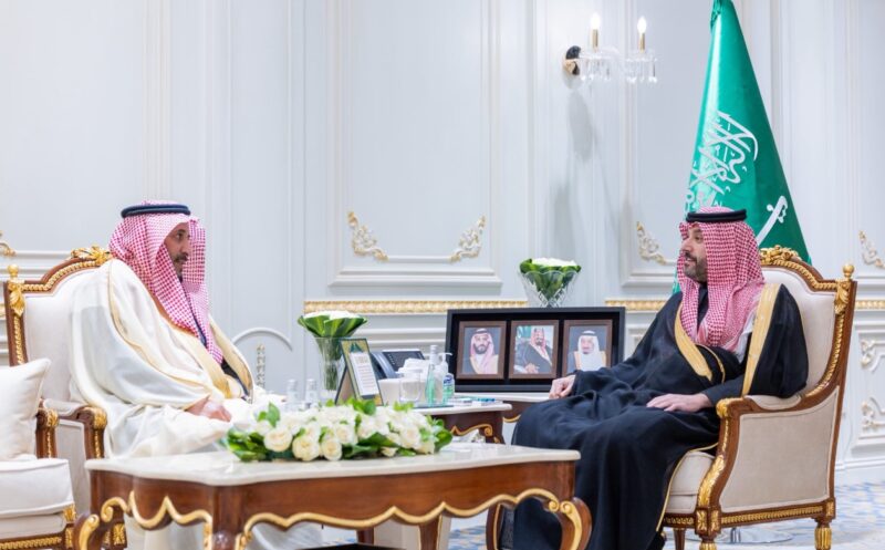 نائب أمير منطقة الحدود الشمالية يستقبل المدير العام لفرع وزارة الشؤون الإسلامية بالمنطقة