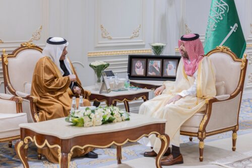 أمير الحدود الشمالية يستقبل مدير فرع وزارة البيئة والمياه والزراعة بالمنطقة