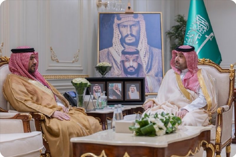 نائب أمير الحدود الشمالية يستقبل مدير مركز المعلومات الوطني بالمنطقة
