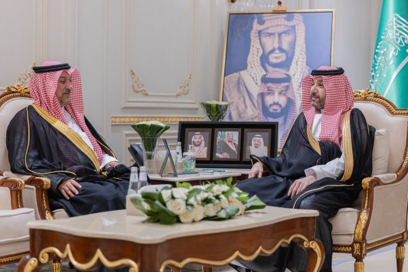 نائب أمير الحدود الشمالية يستقبل أمين المنطقة المكلّف حديثًا