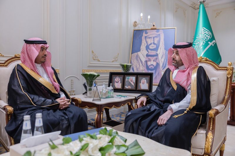 نائب أمير الحدود الشمالية يستقبل مدير المعهد السعودي للتعدين بعرعر بمناسبة الاعتماد المؤسسي الكامل