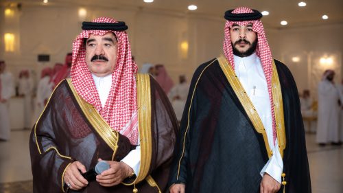 بالصور.. ربيع عقل المعيذف يحتفل بزواج ابنه “باسل”