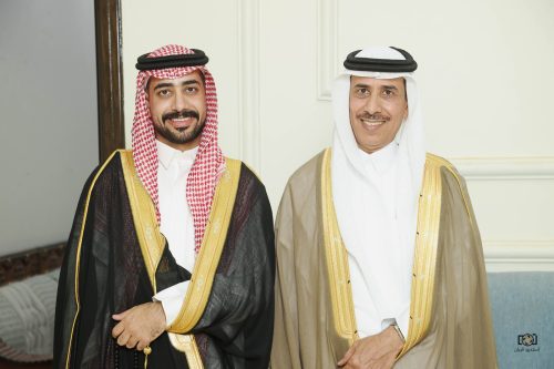 بالصور.. ناجح وسيمي نافل الرويلي يحتفل بزواج ابنه “نادر”